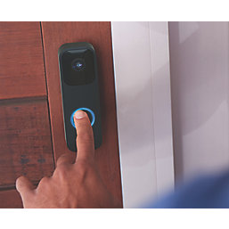 Blink Smart Video Wireless Doorbell with Sync Module 2 Black