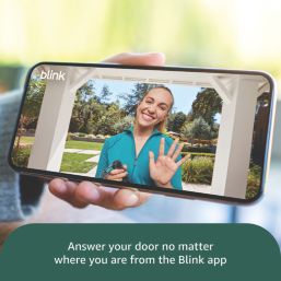 Blink Smart Video Wireless Doorbell with Sync Module 2 Black