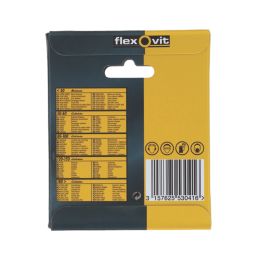 Flexovit Delta A203F 120 Grit 6-Hole Punched Multi-Material Sanding Triangles 95mm x 95mm 6 Pack