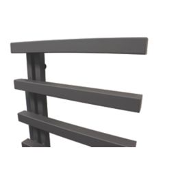 Towelrads 1245mm x 500mm 1873BTU Anthracite Flat Designer Towel Radiator