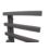 Towelrads 1245mm x 500mm 1873BTU Anthracite Flat Designer Towel Radiator