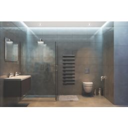 Towelrads 1245mm x 500mm 1873BTU Anthracite Flat Designer Towel Radiator