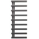 Towelrads 1245mm x 500mm 1873BTU Anthracite Flat Designer Towel Radiator