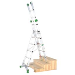 TB Davies  Aluminium 4.2m Combination Ladder