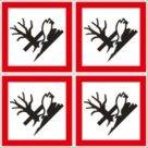 Essentials  Danger for Environment GHS Labels (Sheet) 100mm x 100mm