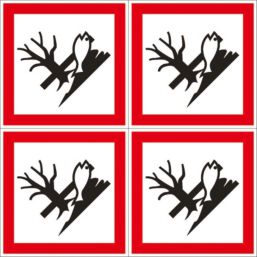 Essentials  Danger for Environment GHS Labels (Sheet) 100mm x 100mm