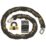Burg-Wachter Hardened Steel Heavy Duty Security Kit:  Chain, Motorbike Lock & Anchor  2m x 12mm
