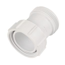 McAlpine T12A-2 BSP Straight Coupling White 1 1/2" x 1 1/2"