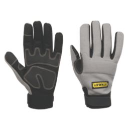 Mechanix Wear Medium Black And Gray Impact Pro Full Finger Synthetic L