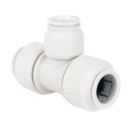 JG Speedfit  Plastic Push-Fit Reducing Tee 28mm x 28mm x 22mm