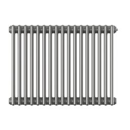 Acova 600mm x 812mm 3532BTU Silver Horizontal 3 Column Radiator