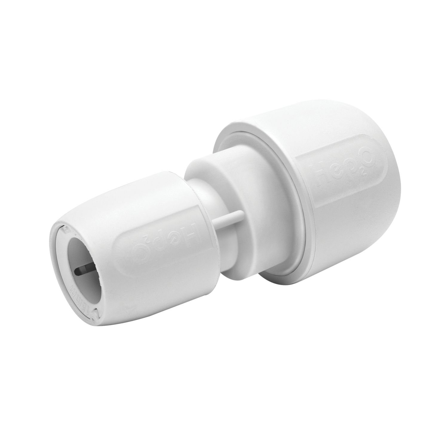Hep2O Plastic Push-Fit Reducing Coupler 15mm x 10mm (7165F)