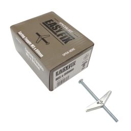 Easyfix Spring Toggles 5mm x 80mm 20 Pack - Screwfix