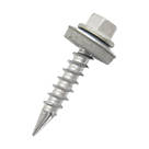 Easydrive  Flange Self-Drilling Timber Roofing Double Slash Point Screws 6.3mm x 32mm 100 Pack