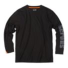 Scruffs Winslow Long Sleeve T-Shirt Black 2X Large 49-52" Chest