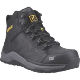 CAT Inductor Mid Size 6  Black Waterproof  Safety Boots