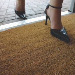 COBA  Entrance Mat Natural Coir 80cm x 40cm x 17mm