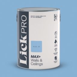 LickPro Max+ 5Ltr Blue 10 Matt Emulsion  Paint