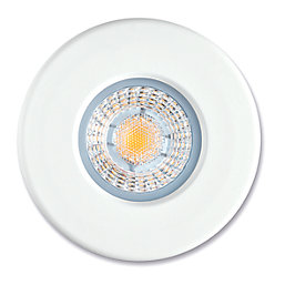 Collingwood H2 Lite 500 Fixed  Fire Rated LED Downlight Matt White 5W 500lm