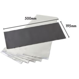 Warmroom 195mm x 500mm Radiator Heat Reflector Foil 6 Pack
