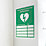 "Automated External Defibrillator Trained Personnel" Sign 210mm x 148mm