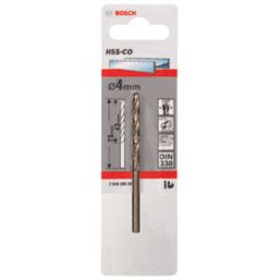 Bosch Twist Cobalt Straight Shank Metal Drill Bit 4mm x 75mm