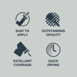 LickPro  2.5Ltr Blue 01 Vinyl Matt Emulsion  Paint