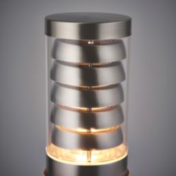 Saxby Tango 450mm Outdoor Post Light Brushed Stainless Steel
