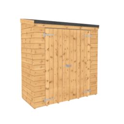 Mercia  6' x 2' 6" (Nominal) Pent Tongue & Groove Timber Shed