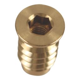 Smith & Locke  49mm Sash Stops Polished Brass 2 Pack