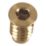 Smith & Locke  49mm Sash Stops Polished Brass 2 Pack
