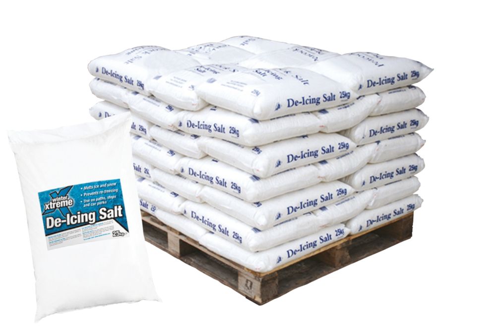 Essentials DeIcing Salt 1050kg 40 Pack Screwfix