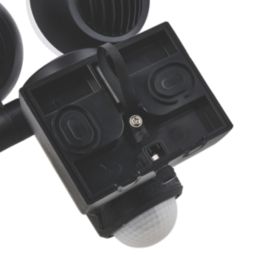 Saxby Laryn Outdoor LED Floodlight With PIR Sensor Black 2 x 2W 320lm