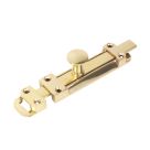 Heavy Duty Door Bolt Polished Brass 150mm