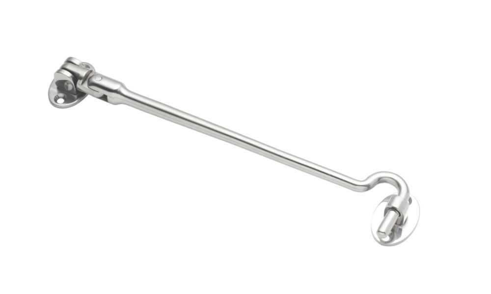 Hampstead Cabin Hook & Eye - 200mm - Satin Stainless Steel