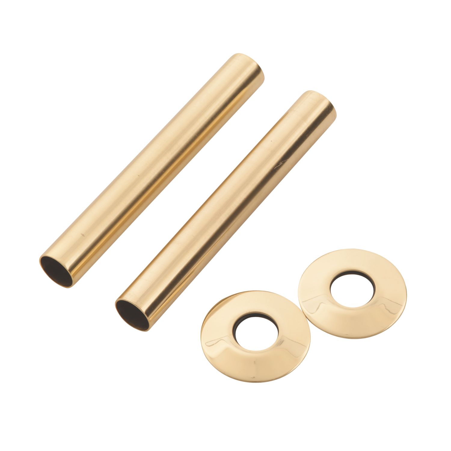 Arroll Pipe Shroud Kit Antique Brass 18mm x 130mm 2 Pack (7176G)