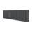 Azur 400mm x 1460mm 4412BTU Anthracite Horizontal 3 Column Radiator