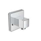 Bristan Contemporary Square Shower Wall Outlet Chrome-Plated 55mm