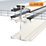 ALUKAP-SS White 0-100mm Low Profile Glazing Bar 2000mm x 60mm