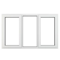 Crystal  Left & Right-Hand Opening Clear Double-Glazed Casement White uPVC Window 1770mm x 1190mm