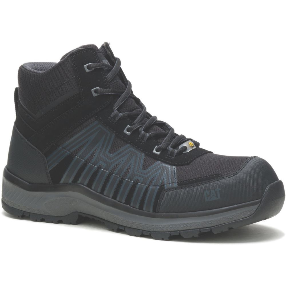 CAT Charge Hiker Metal Free Safety Boots Black Size 6 - Screwfix