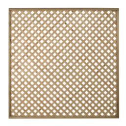 Forest Rosemore Lattice Softwood Square Garden Trellis 6' x 6' 4 Pack