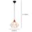 Eglo Tarbes Single Pendant Light Copper