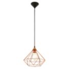Eglo Tarbes Single Pendant Light Copper