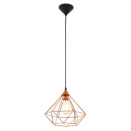 Eglo Tarbes Single Pendant Light Copper