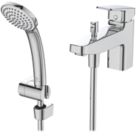 Ideal Standard Ceraplan Chrome 146mm Deck Mounted Single Control Manual Shower Mixer Tap