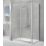 Triton Neo Eight Framed Rectangular Sliding Door Shower Enclosure  Chrome  1400mm x 800mm x 1900mm