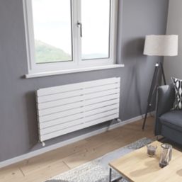 Ximax Oceanus 595mm x 1200mm 3949BTU White Horizontal Designer Radiator