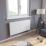 Ximax Oceanus 595mm x 1200mm 3949BTU White Horizontal Designer Radiator
