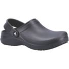 Skechers Riverbound Pasay Metal Free Womens Slip-On Non Safety Shoes Black Size 5